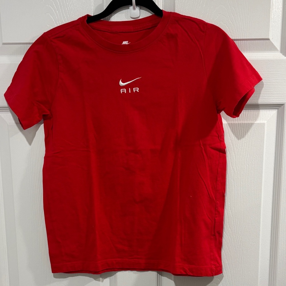 Nike Red Tee with White Air Logo